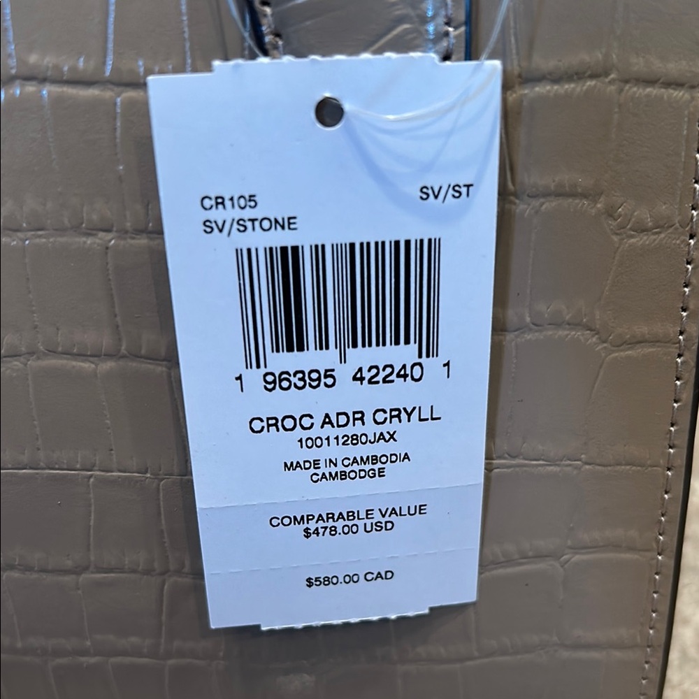 Coach Gray Satchel Bag with Signature Hardware - Picture 4 of 7